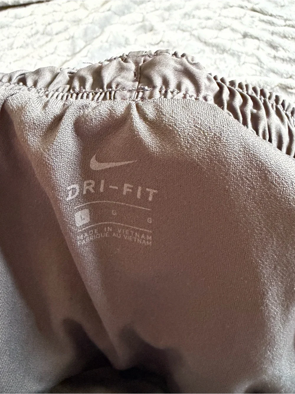 Nike Black Women's Athletic Shorts with White Trim
